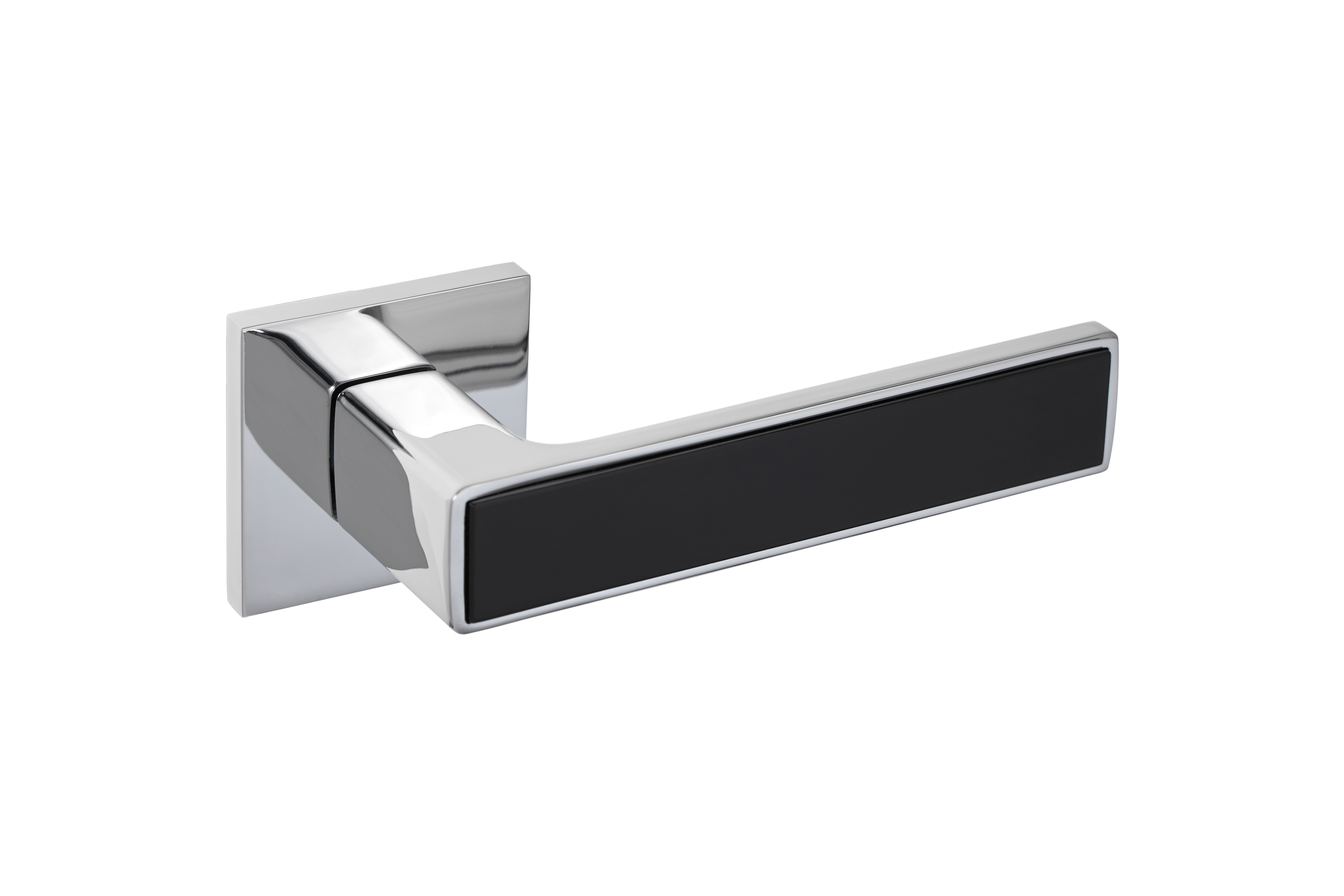 Türgriffe Nickel in Chrom/Schwarz – für Innentüren