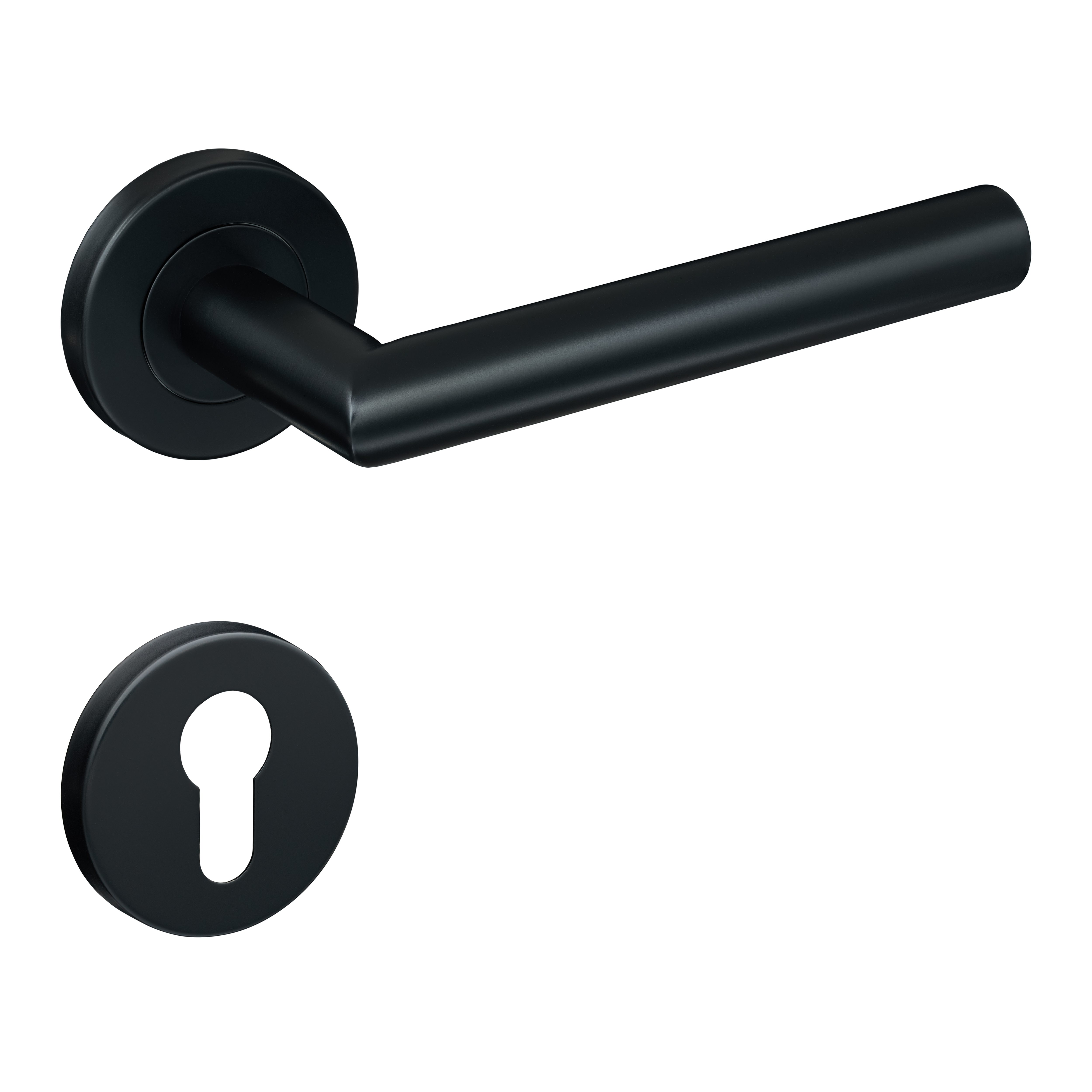 Türgriff Model 1 , schwarz matt – für Innentüren Türgriff Model 1 , schwarz matt – für Innentüren